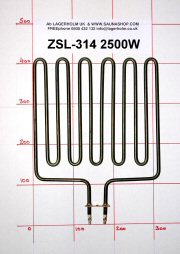 2500W Sauna Stove Element SS-EH2500-CL-PR