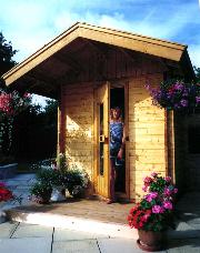 Outdoor Sauna on existing patio - easy!