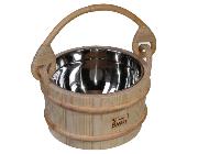 Stainless Steel Lined Sauna Bucket - 3 Litre